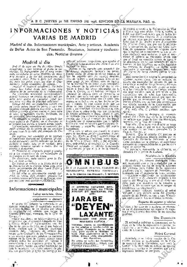 ABC MADRID 30-01-1936 página 39