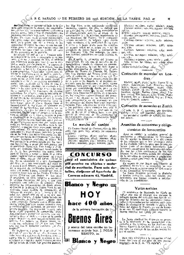 ABC MADRID 01-02-1936 página 41