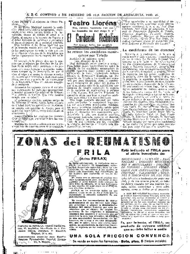 ABC SEVILLA 02-02-1936 página 26