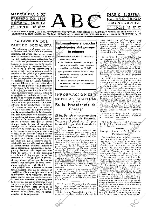 ABC MADRID 03-02-1936 página 15