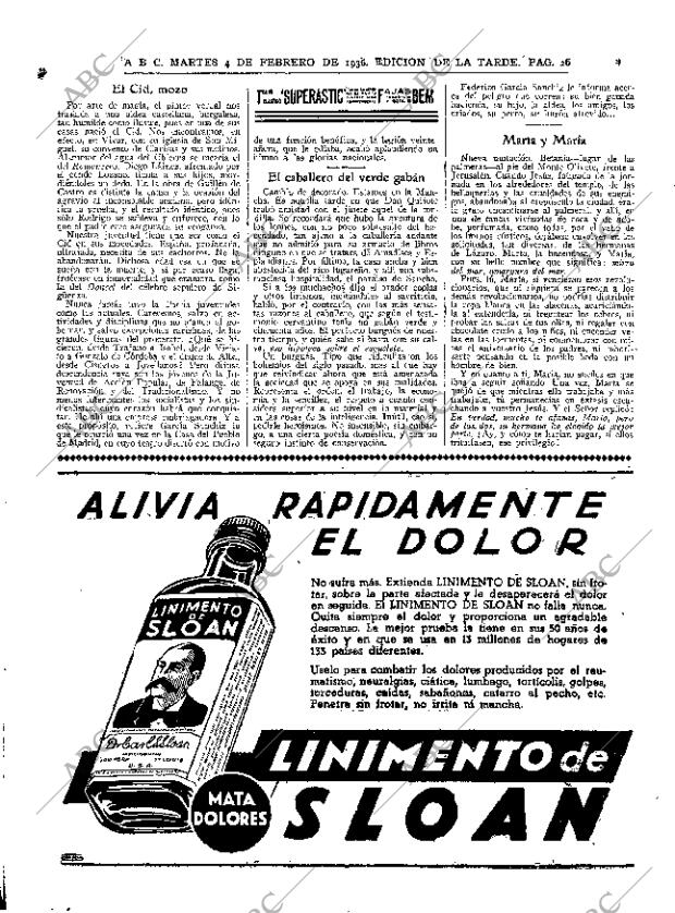 ABC MADRID 04-02-1936 página 26