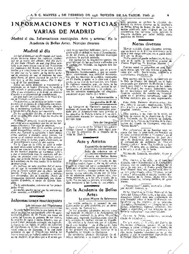 ABC MADRID 04-02-1936 página 31