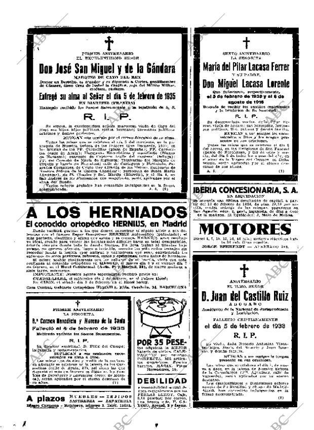 ABC MADRID 04-02-1936 página 52