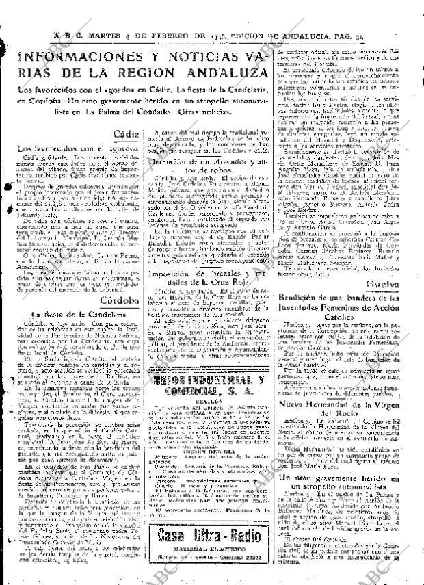 ABC SEVILLA 04-02-1936 página 23