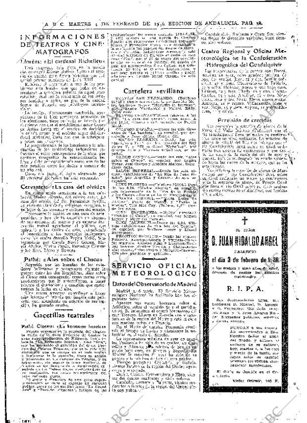 ABC SEVILLA 04-02-1936 página 30