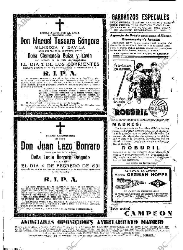ABC SEVILLA 04-02-1936 página 40