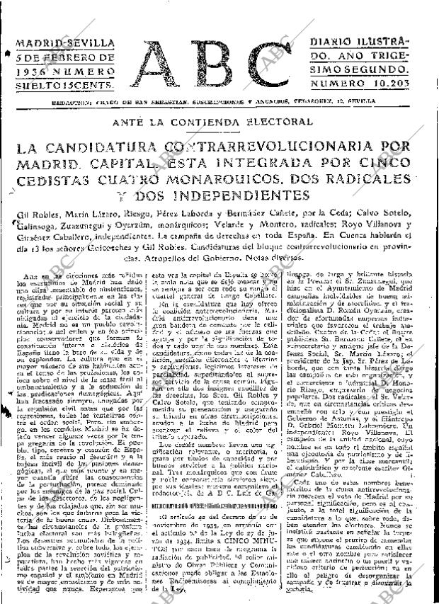 ABC SEVILLA 05-02-1936 página 11
