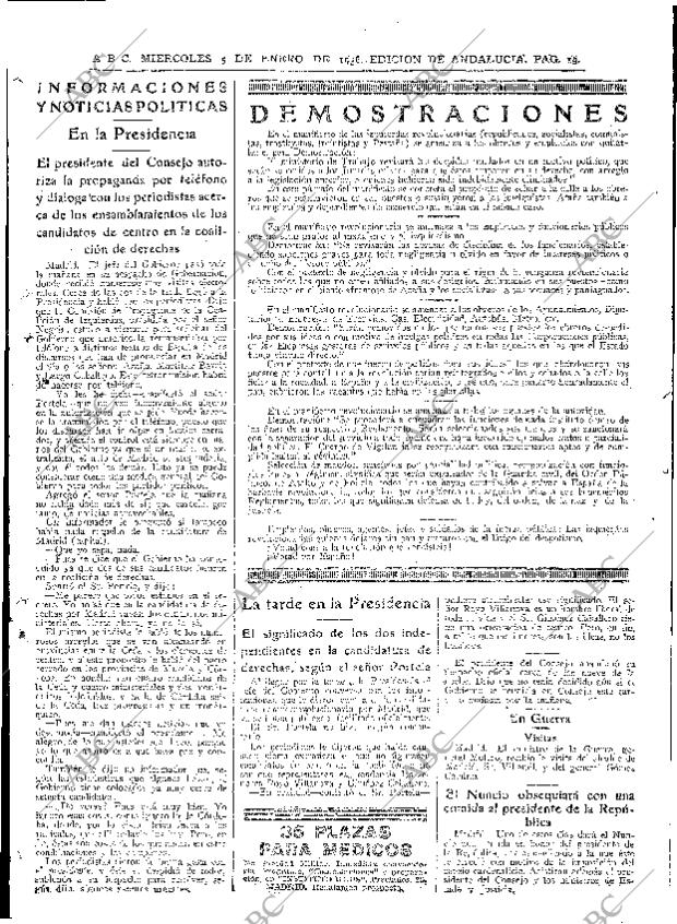 ABC SEVILLA 05-02-1936 página 15