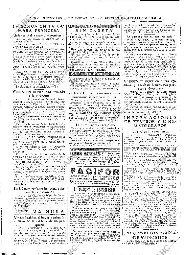 ABC SEVILLA 05-02-1936 página 34
