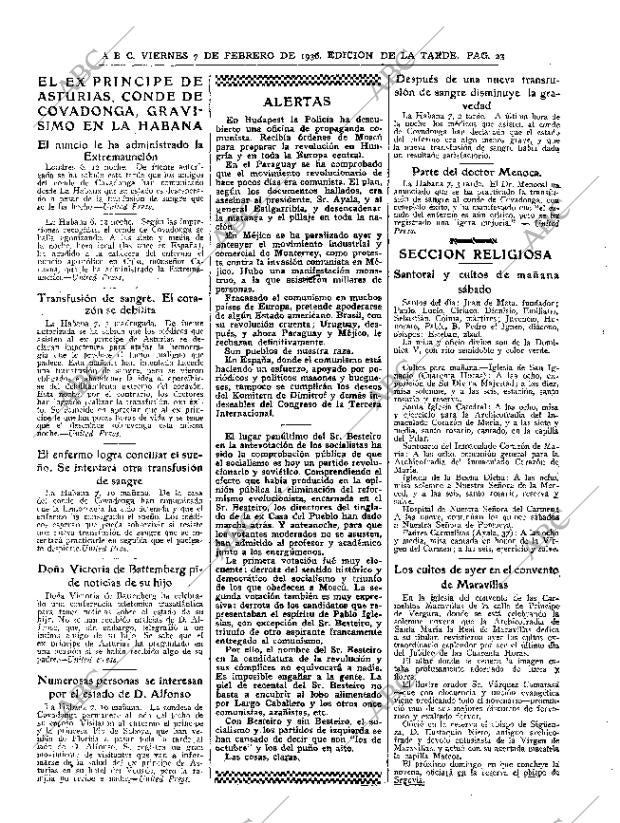 ABC MADRID 07-02-1936 página 23