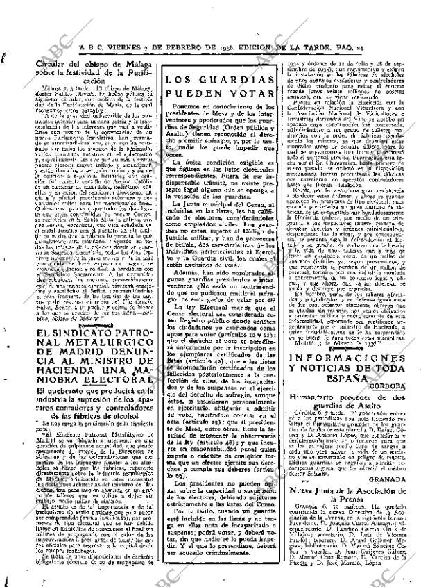 ABC MADRID 07-02-1936 página 24