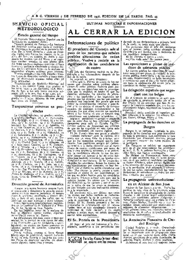 ABC MADRID 07-02-1936 página 43