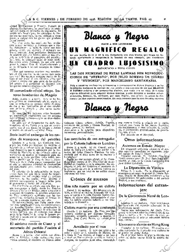 ABC MADRID 07-02-1936 página 45