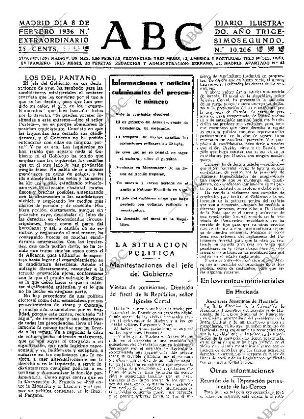 ABC MADRID 08-02-1936 página 25