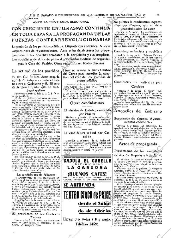 ABC MADRID 08-02-1936 página 27