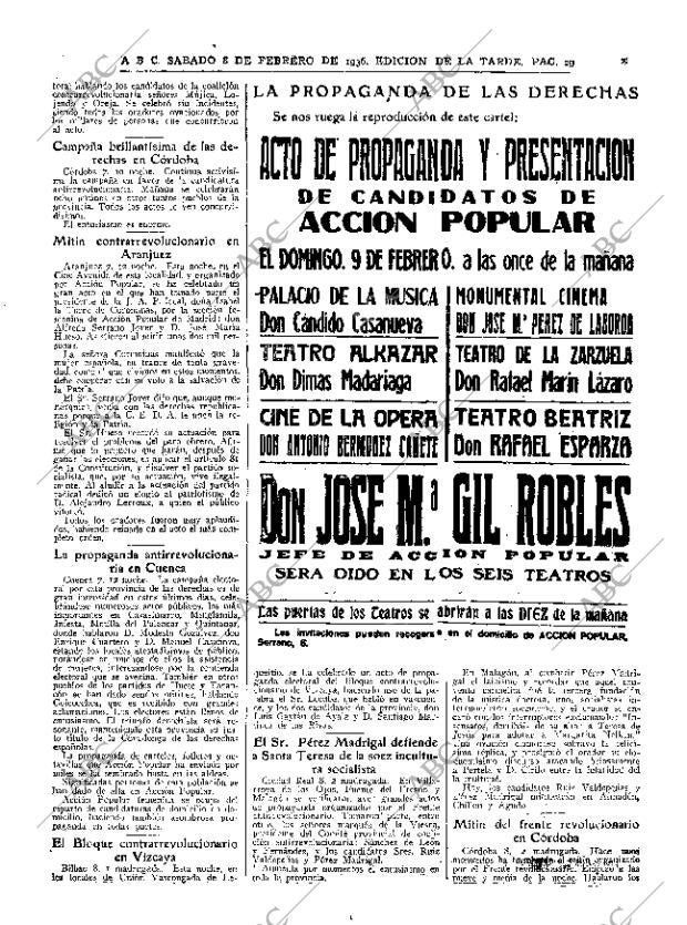 ABC MADRID 08-02-1936 página 29