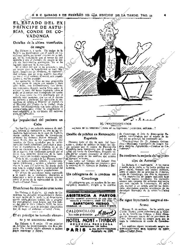 ABC MADRID 08-02-1936 página 33