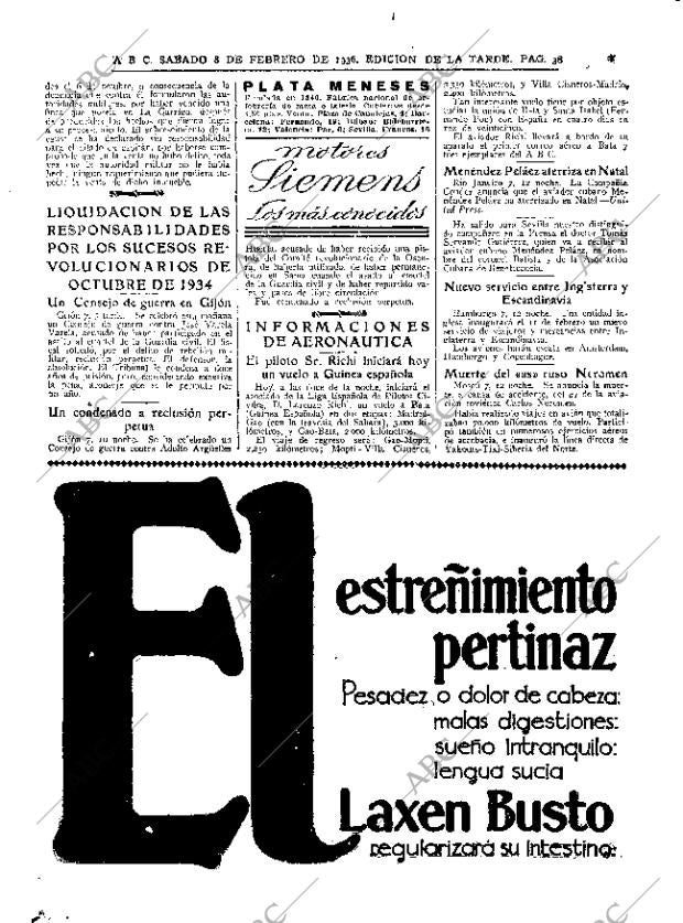 ABC MADRID 08-02-1936 página 38