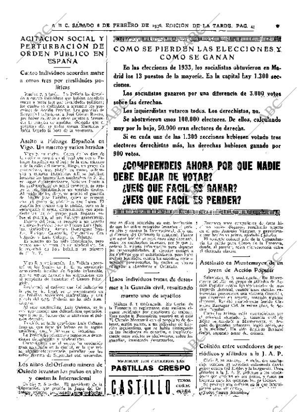 ABC MADRID 08-02-1936 página 43