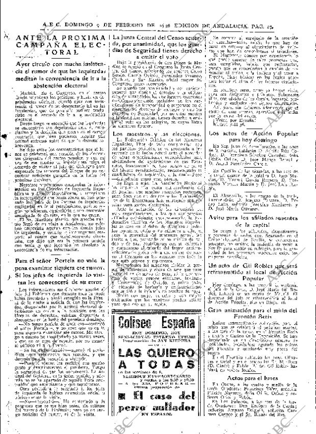 ABC SEVILLA 09-02-1936 página 27
