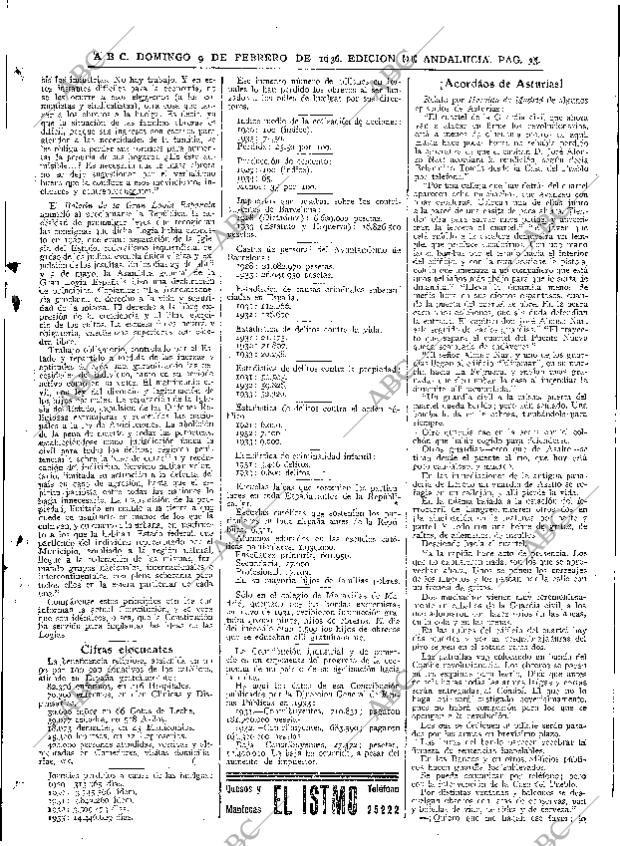 ABC SEVILLA 09-02-1936 página 33