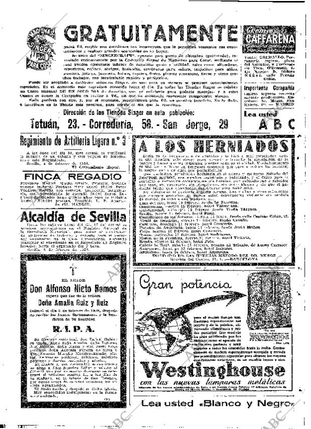 ABC SEVILLA 09-02-1936 página 48