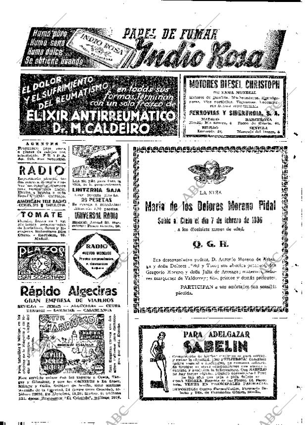 ABC SEVILLA 09-02-1936 página 50