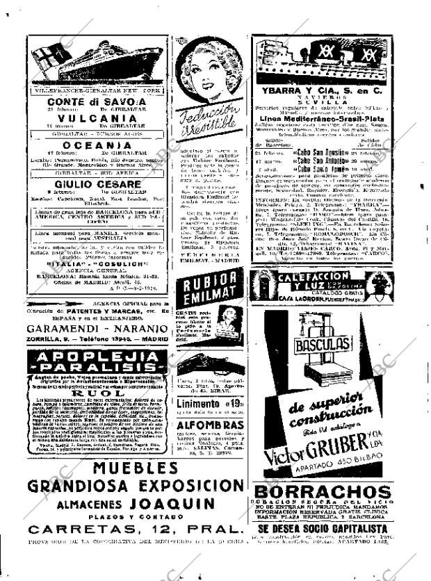 ABC MADRID 10-02-1936 página 2