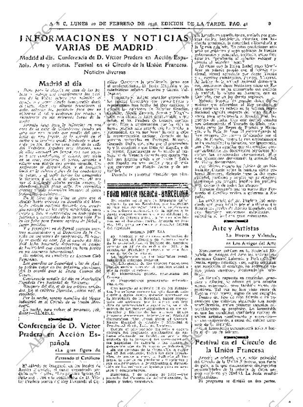 ABC MADRID 10-02-1936 página 41