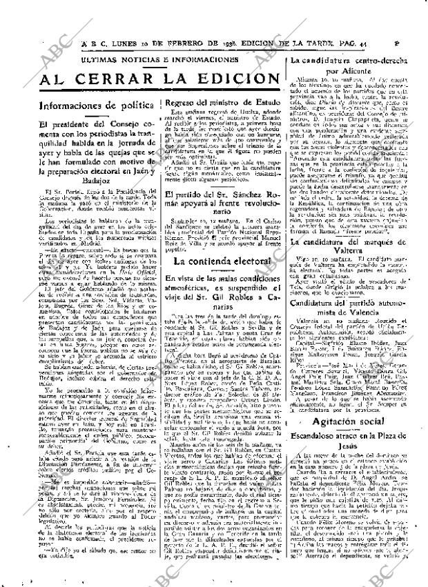 ABC MADRID 10-02-1936 página 44