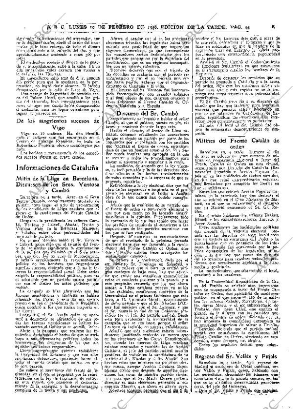 ABC MADRID 10-02-1936 página 45