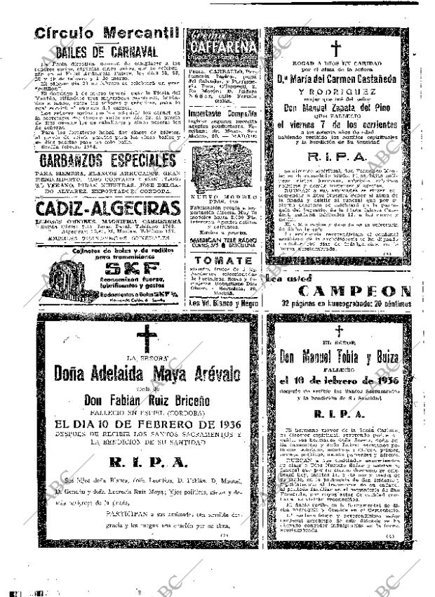 ABC SEVILLA 11-02-1936 página 48