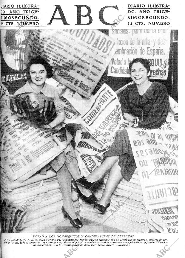 ABC MADRID 12-02-1936 página 1