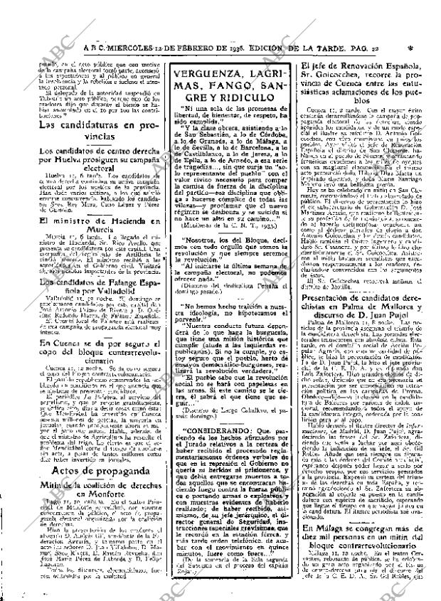 ABC MADRID 12-02-1936 página 22