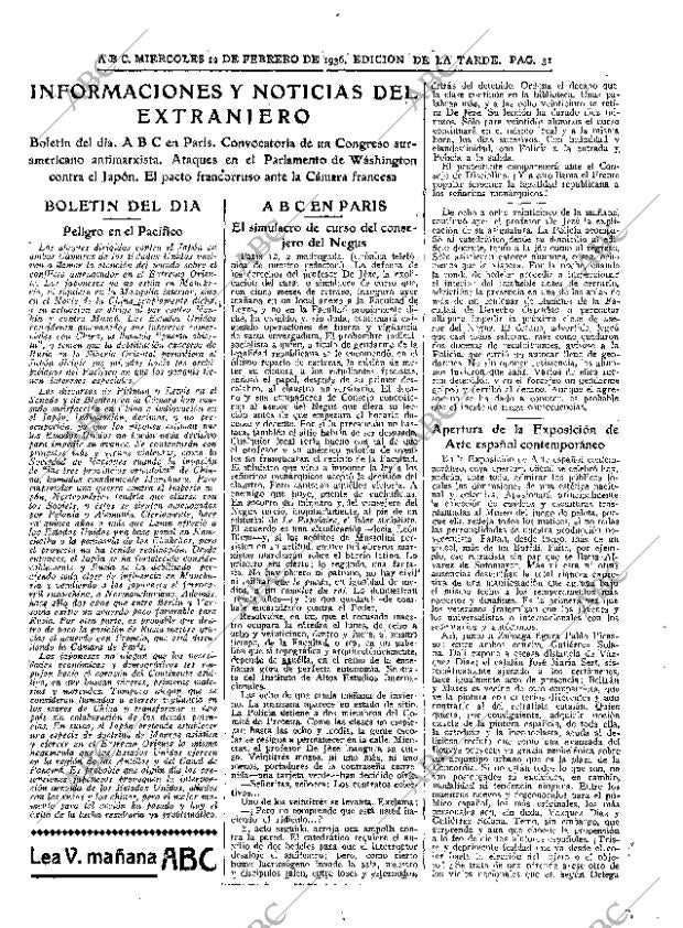 ABC MADRID 12-02-1936 página 31