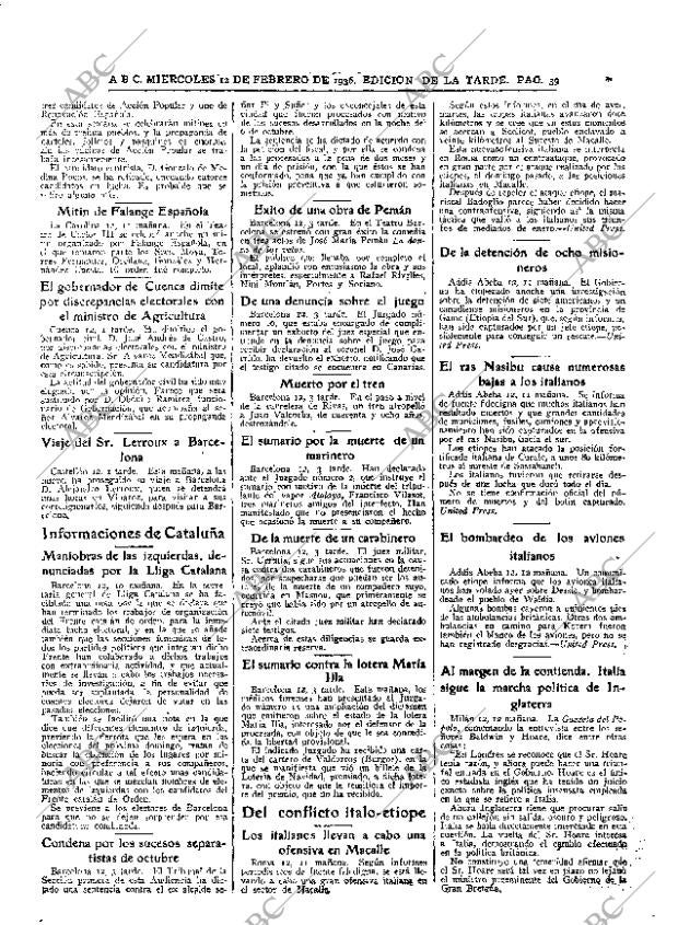 ABC MADRID 12-02-1936 página 39