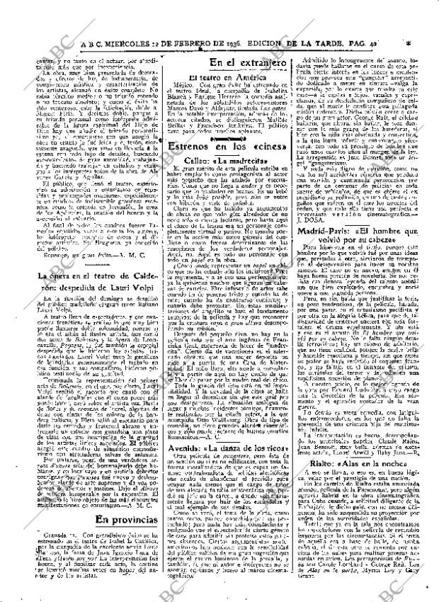 ABC MADRID 12-02-1936 página 42