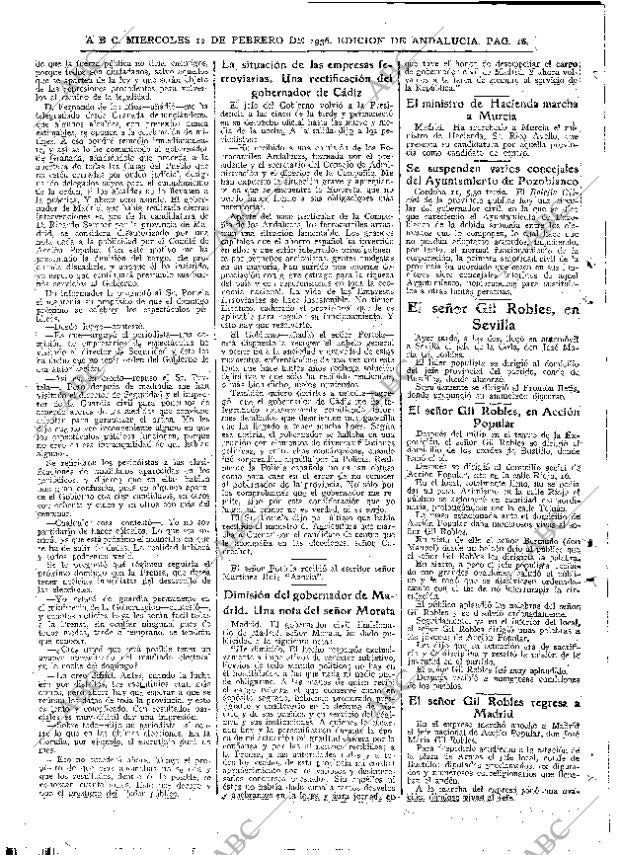ABC SEVILLA 12-02-1936 página 14