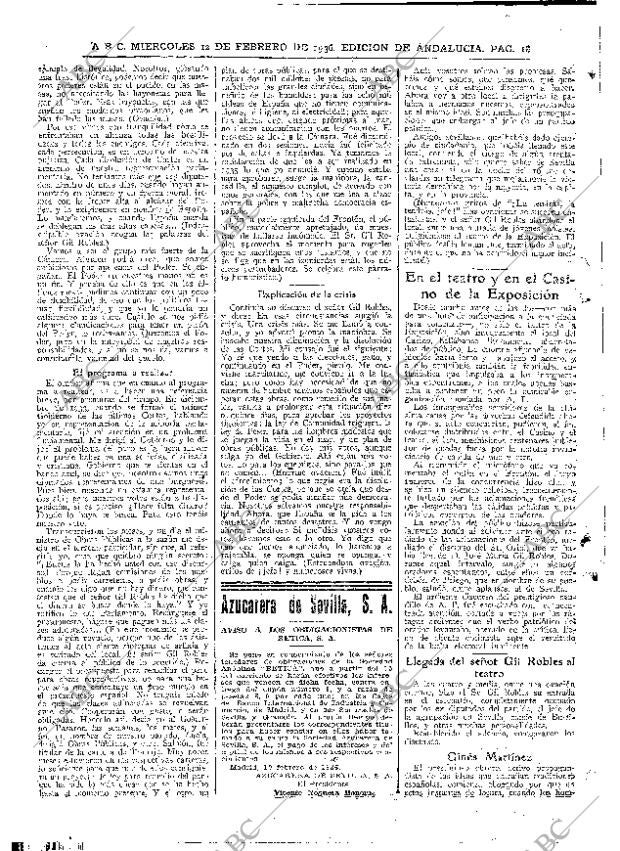 ABC SEVILLA 12-02-1936 página 16
