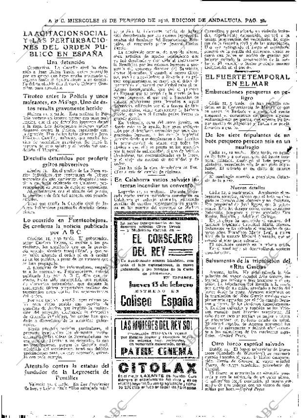 ABC SEVILLA 12-02-1936 página 28