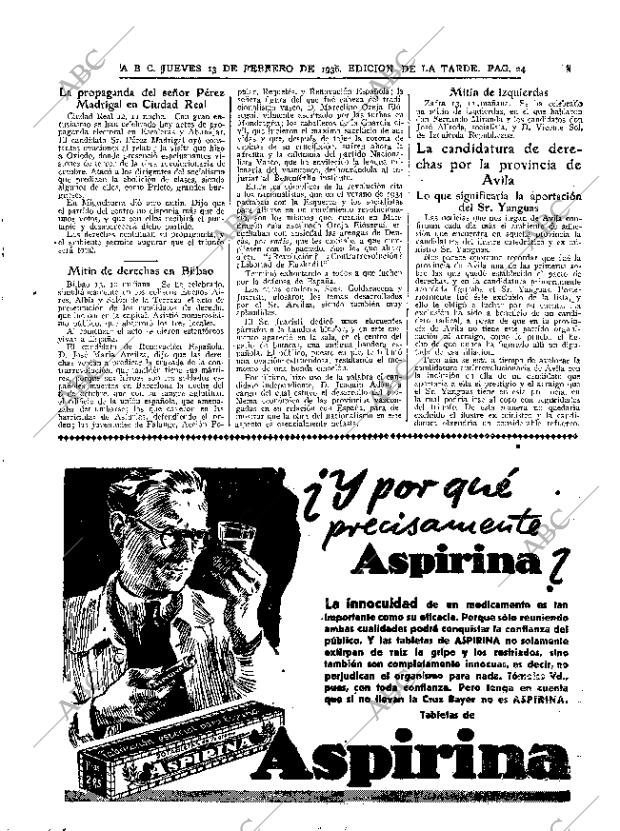 ABC MADRID 13-02-1936 página 18