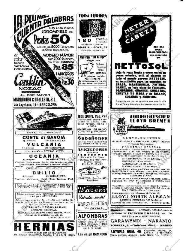 ABC MADRID 13-02-1936 página 2
