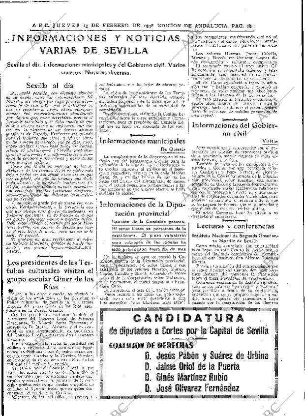 ABC SEVILLA 13-02-1936 página 29