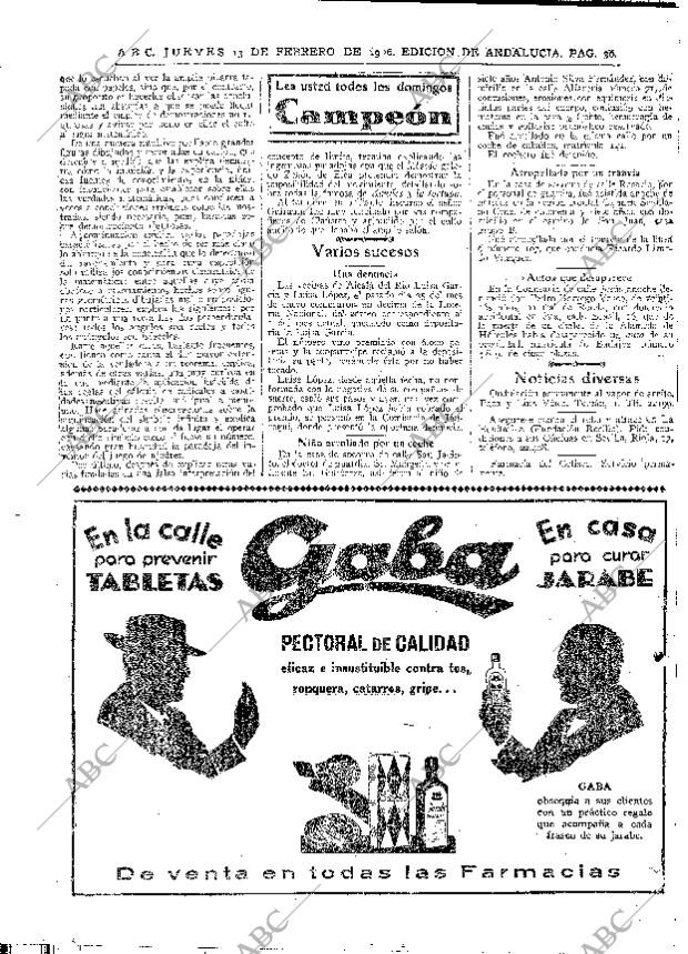 ABC SEVILLA 13-02-1936 página 30