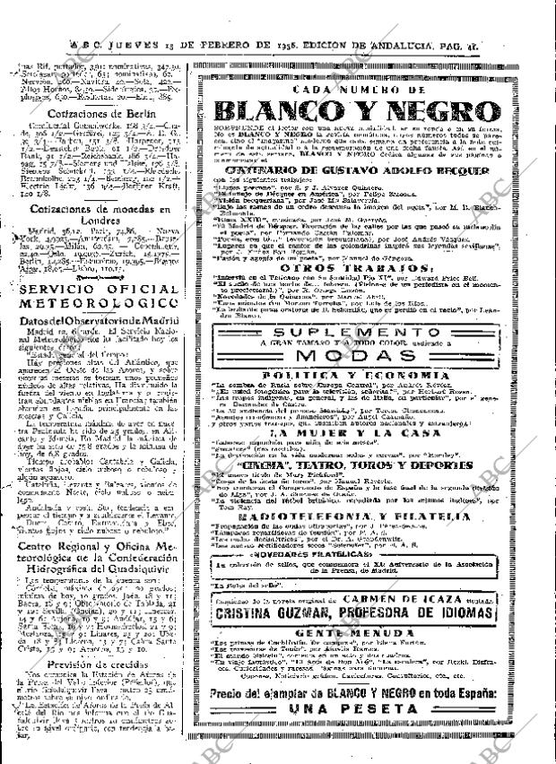 ABC SEVILLA 13-02-1936 página 41