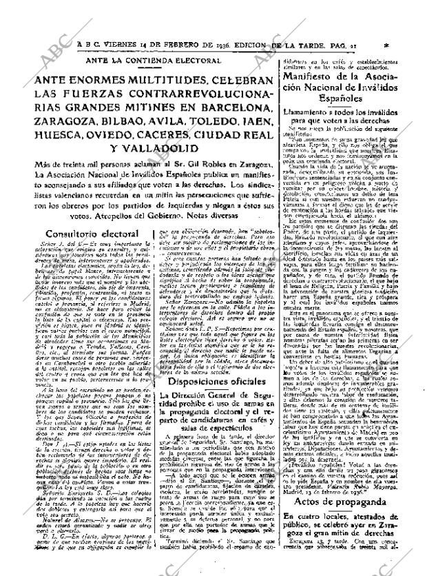 ABC MADRID 14-02-1936 página 21