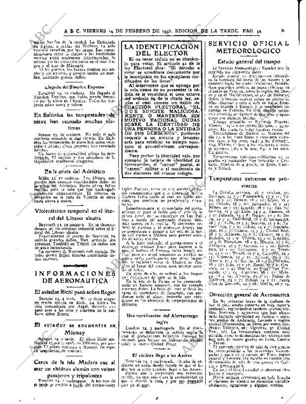 ABC MADRID 14-02-1936 página 34