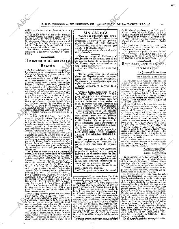 ABC MADRID 14-02-1936 página 36