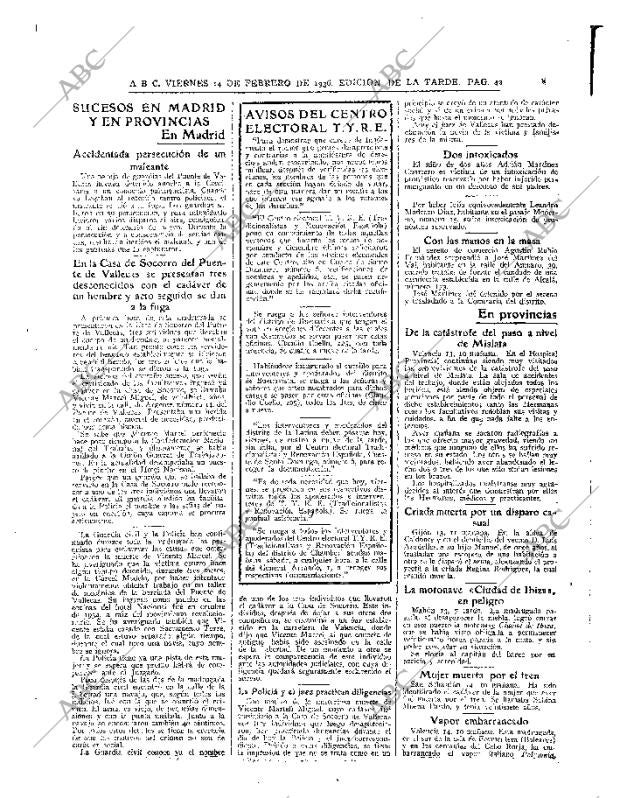 ABC MADRID 14-02-1936 página 42