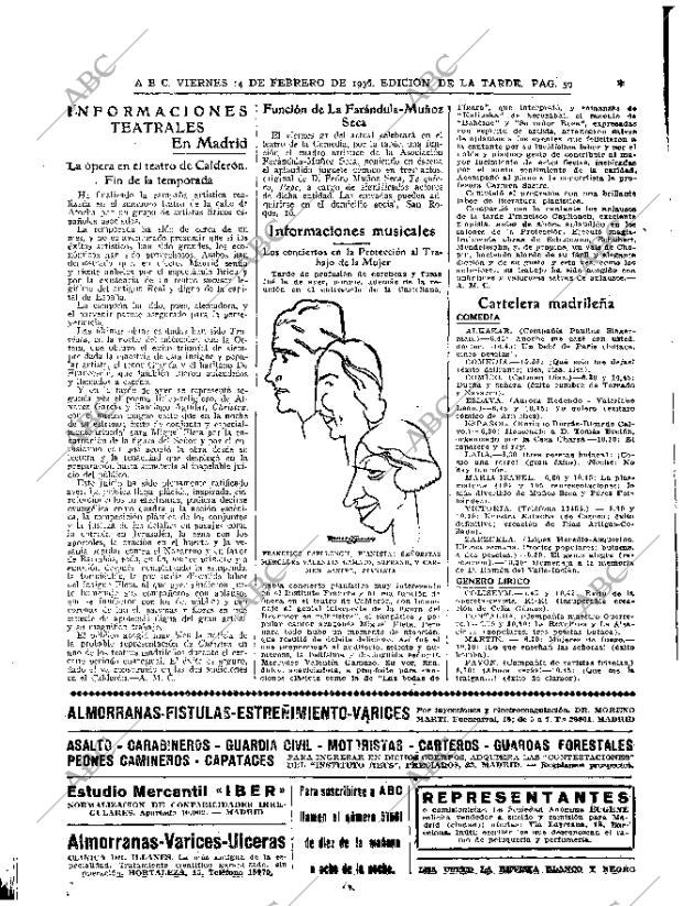 ABC MADRID 14-02-1936 página 50